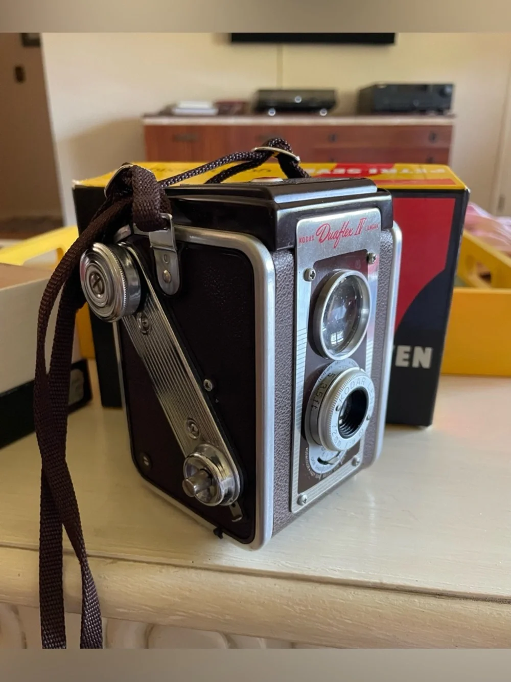 Vintage Camera Bundle Kodak Duaflex IV Petri Box 1963 Letter